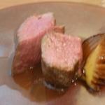 エスパイ クック コウベ - メイン：ランプステーキとアワビの柔らかステーキ