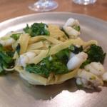 エスパイ クック コウベ - パスタ：アンコウと茎コリーのオイルタリアテッレ