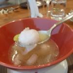 エスパイ クック コウベ - スープ：金目鯛と白ネギのスープ