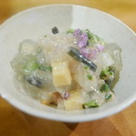 佳肴みを木 - カワハギのタルタル