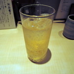 にし邑 - ハイボール　一口後。。