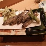 稲荷町髙はし - 稚鮎の天ぷら