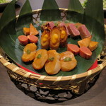 銀座 あまくさ 青山外苑 - 燻製盛り合わせ