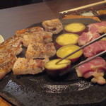 銀座 あまくさ 青山外苑 - 天草大王とマロン豚の溶岩焼き