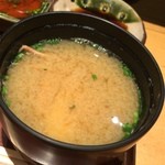 寿し処 寿々 - 味噌汁