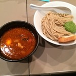 トマト玉子入りつけ麺