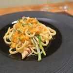 リストランテ 薫 - ウニと毛蟹と菜花のタヤリン