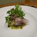 リストランテ 薫 - ノドグロのカルパッチョ