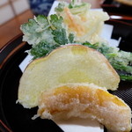 そば仁 - 野菜天ぷら（２００円）