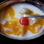 ナングロガル - (2016年3月再訪)初めてデザートが提供された。