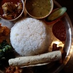 ナングロガル - (2016年3月再訪)今回はチキンカレーを選択してみた。