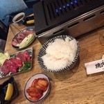 焼肉亀田 - 晩飯セット