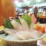 オニオコゼ姿造り