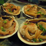 大アサリの酒蒸し　　Photo By PEPOPA
