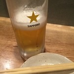 小田原ホルモン　源屋 - 生ビール
