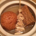 Mamma Yatai Marumaru - 牛すじ、厚揚げ、ばくだん^^;