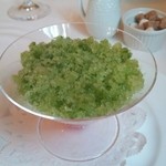 ル・ブルギニオン - 旦那のデザート。いちごとバジル