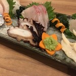 郷の厨 素花 - お造り盛り合わせ