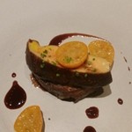紬山荘 - フォアグラと金柑のフレンチトースト添え2016，3