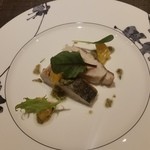 紬山荘 - 鰆のサラダ2016，3