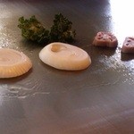 鉄板焼 あみじま - 焼き野菜３種