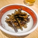 霧下蕎麦高はし - ゼンマイの柔らか煮