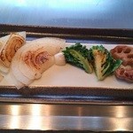 鉄板焼 あみじま - 焼き野菜３種盛り