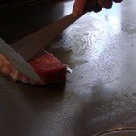 鉄板焼 あみじま - お肉のグリル