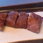鉄板焼 あみじま - ロース＋ヘレ肉の２種