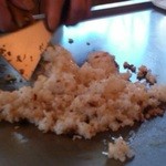 鉄板焼 あみじま - ガーリックライス