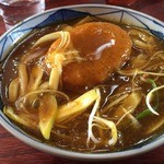 美也川 - カレーコロッケうどん（大）