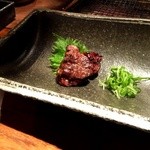 肉家 串八 - くり（赤身のお肉）はポン酢で