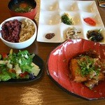 農家の食卓 - 揃いました