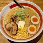 二代目 響 - 二代目みそラーメン＋コーンバター＋味付玉子