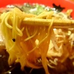 爽風亭 - 【2016年3月夜再訪】こくまろラーメン 麺リフト  fromグリーンロール