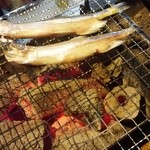 炉ばた 三光橋 - ししゃも(おす)　注文時に「雄と雌のどちらが？」と
      あえての雄チョイス。フワフワッで美味しゅうございました