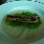 中国料理 「チャイナブルー」 - 鴨肉チャーシューのライスクレープ包み