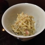 豪龍久保 - 松葉蟹の蟹味噌和え
      