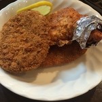 よねさん - よねさんの揚げ物盛り合わせ・ハーフ＜2016年3月再訪＞