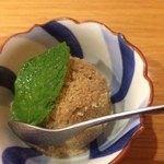 Sushi Ginza Onodera - 黒糖デザート