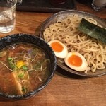 麺屋 八蔵 - つけ麺中盛り＋半熟煮玉子201601
