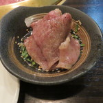 SATOブリアン - サーロイン、橙ポン酢で1