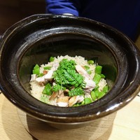 寛幸 - 名古屋コーチンとスナックエンドウの炊き込み御飯