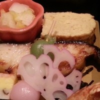逸品料理屋 流石 - 松花堂弁当の焼き魚　2016.2