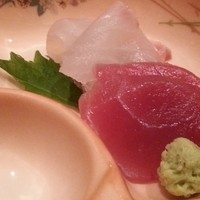 逸品料理屋 流石 - 松花堂弁当の刺身　2016.2