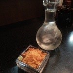 手打ちそば八轟 - 烏賊からすみ(特注)