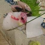 ワインとお宿　千歳 - 伊根産の刺身