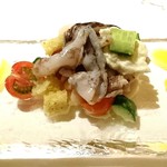 ラ・ルーナ・ロッサ - トリ貝と季節の野菜