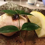 おにく 花柳 - 河豚の白子焼き