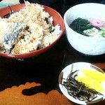 甚五郎寿し - 天丼850円